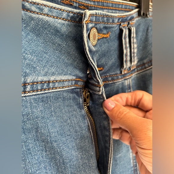 MiSC Retro High Rise Denim Jeans Women’s Size Medium Juniors Misses Petites - Picture 5 of 10